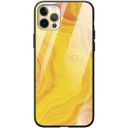 Защитный чехол BoxFace Glossy Panel Apple iPhone 12 Pro Max Yellow Marble