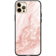 Защитный чехол BoxFace Glossy Panel Apple iPhone 12 Pro Max Pink Marble
