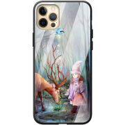 Защитный чехол BoxFace Glossy Panel Apple iPhone 12 Pro Max Girl And Deer