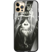 Защитный чехол BoxFace Glossy Panel Apple iPhone 12 Pro Max Smokey Monkey