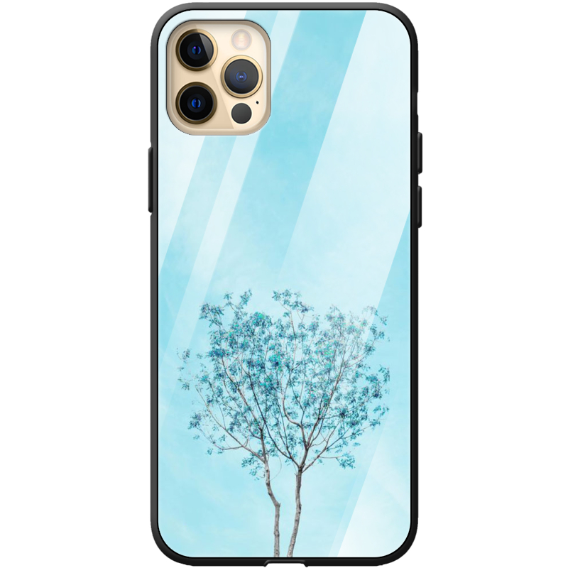 Защитный чехол BoxFace Glossy Panel Apple iPhone 12 Pro Max Blue Tree