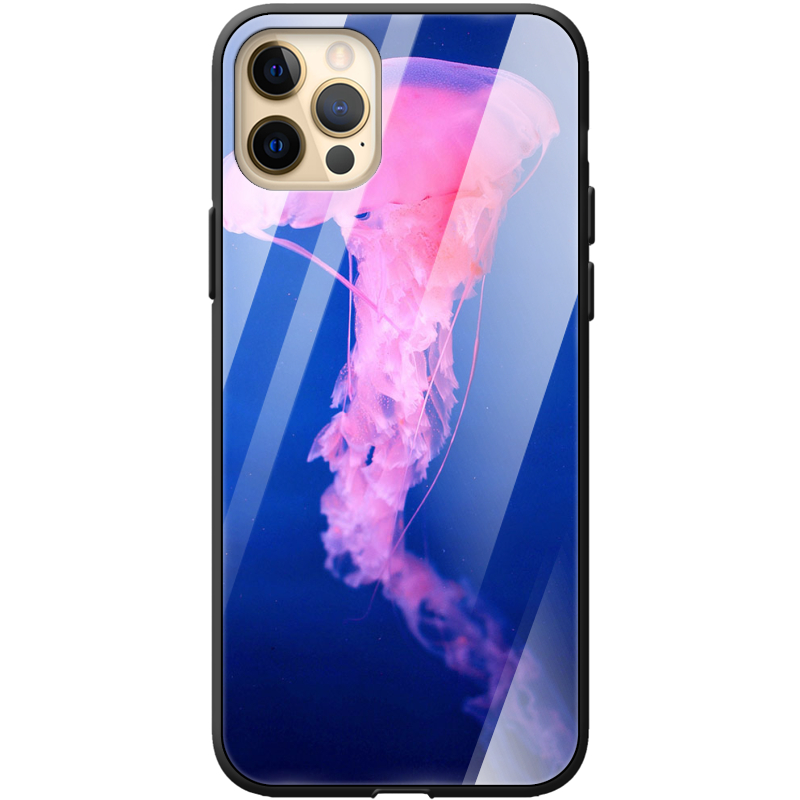 Защитный чехол BoxFace Glossy Panel Apple iPhone 12 Pro Max Jellyfish