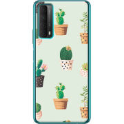 Чехол BoxFace Huawei P Smart 2021 L-green Cacti