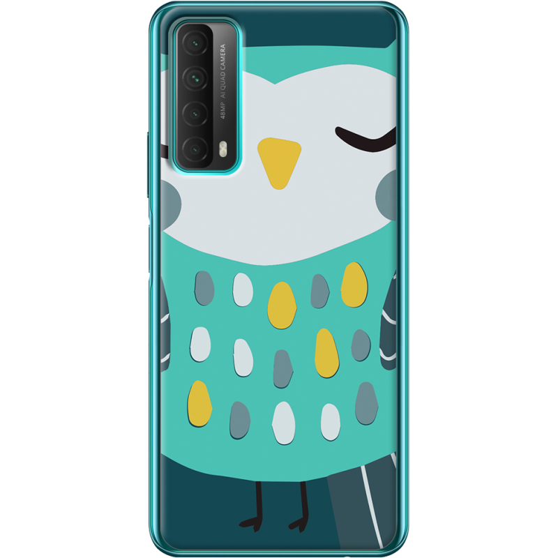 Чехол BoxFace Huawei P Smart 2021 Green Owl