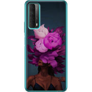 Чехол BoxFace Huawei P Smart 2021 Exquisite Purple Flowers