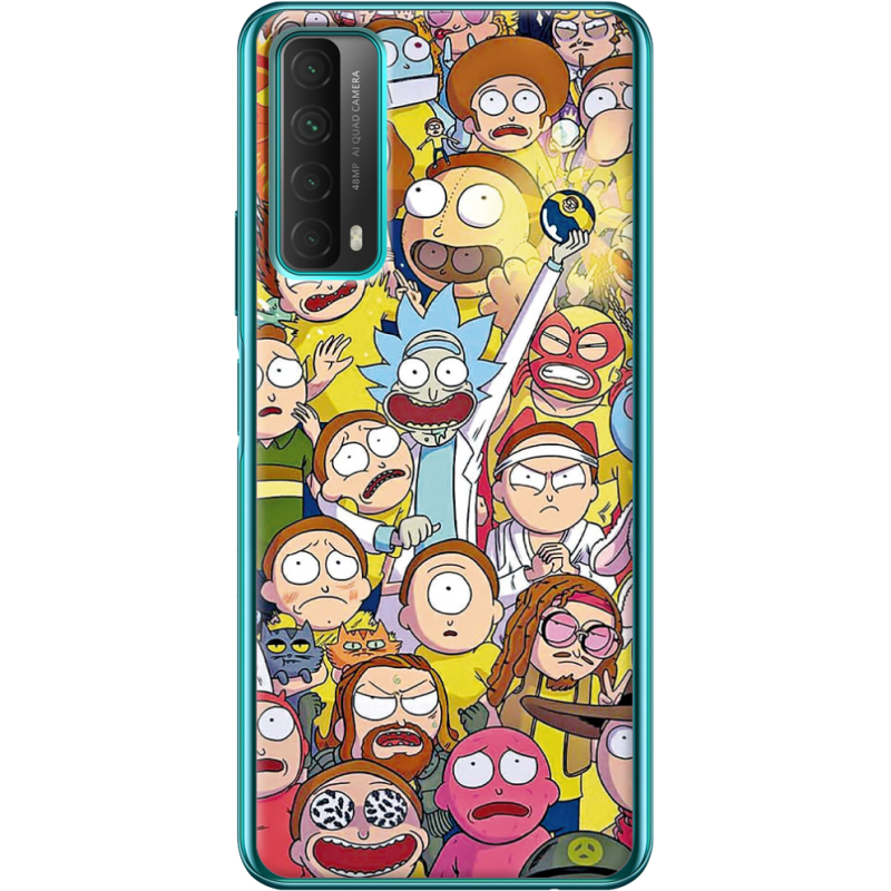 Чехол BoxFace Huawei P Smart 2021 Rick and Morty