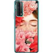 Чехол BoxFace Huawei P Smart 2021 Girl in Flowers