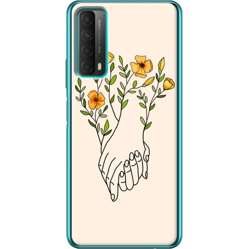 Чехол BoxFace Huawei P Smart 2021 Flower Hands