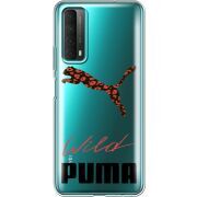 Прозрачный чехол BoxFace Huawei P Smart 2021 Wild Cat