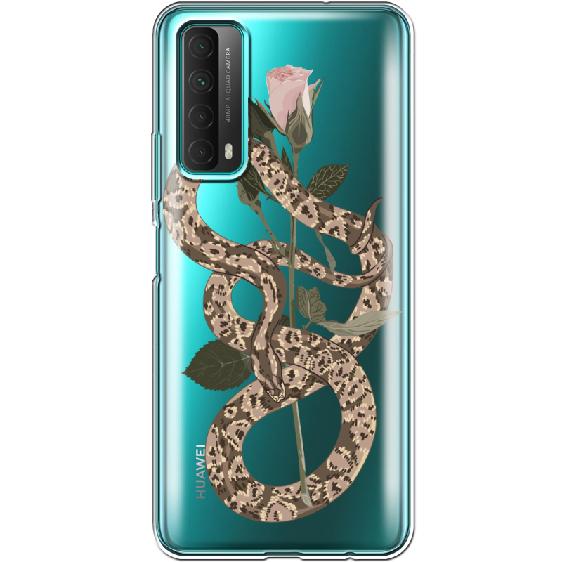 Прозрачный чехол BoxFace Huawei P Smart 2021 Glamor Snake