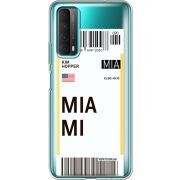 Прозрачный чехол BoxFace Huawei P Smart 2021 Ticket Miami