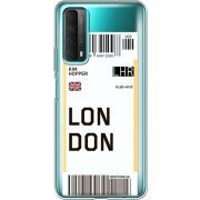 Прозрачный чехол BoxFace Huawei P Smart 2021 Ticket London