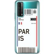 Прозрачный чехол BoxFace Huawei P Smart 2021 Ticket Paris