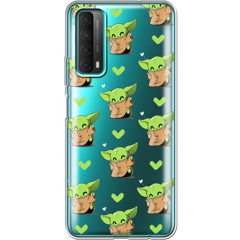 Прозрачный чехол BoxFace Huawei P Smart 2021 Pattern Baby Yoda