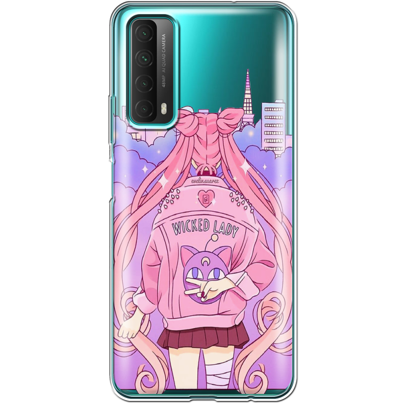 Прозрачный чехол BoxFace Huawei P Smart 2021 Wiked Lady