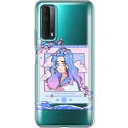 Прозрачный чехол BoxFace Huawei P Smart 2021 The Sakuras Will Cry For You