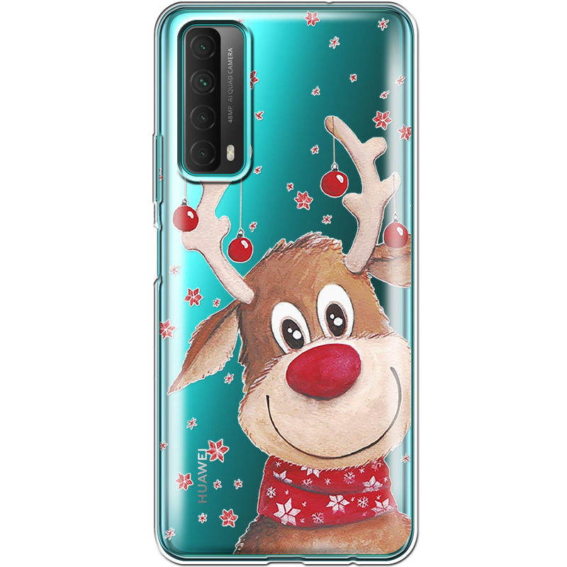 Прозрачный чехол BoxFace Huawei P Smart 2021 Winter Deer