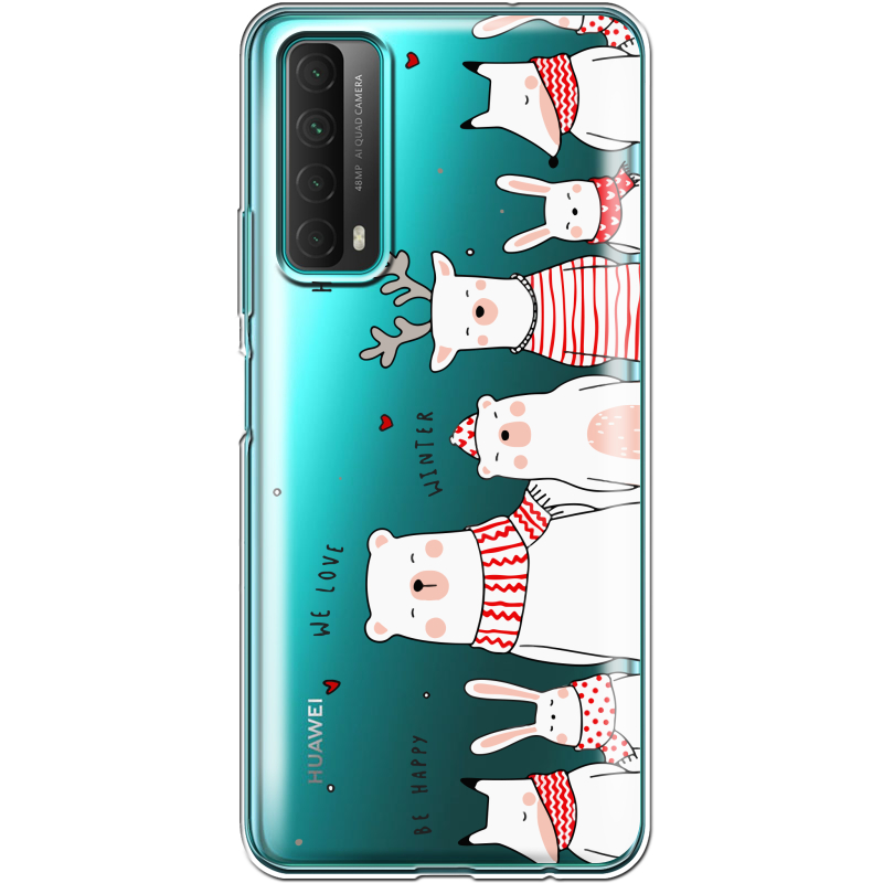 Прозрачный чехол BoxFace Huawei P Smart 2021 The Friendly Beasts