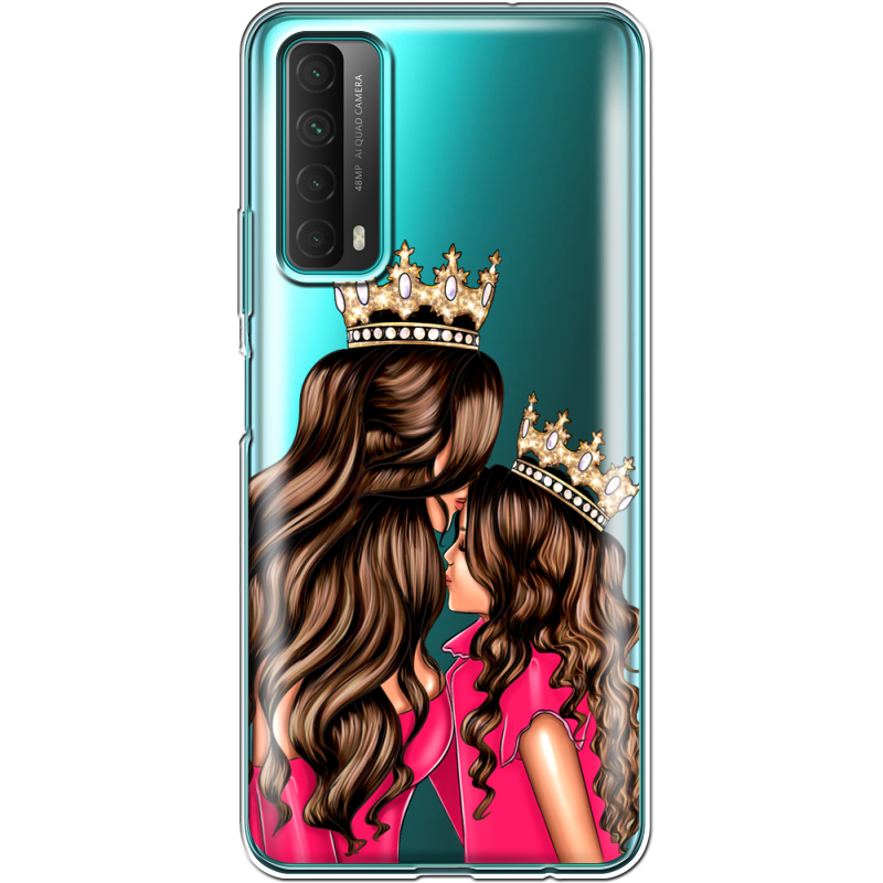 Прозрачный чехол BoxFace Huawei P Smart 2021 Queen and Princess