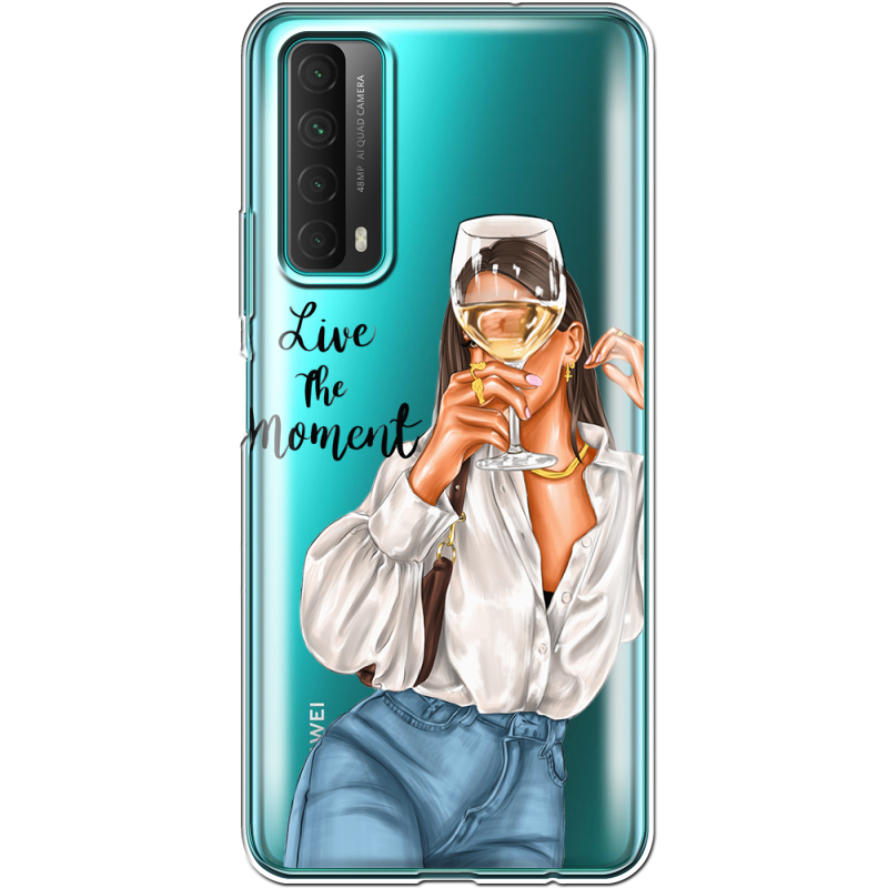 Прозрачный чехол BoxFace Huawei P Smart 2021 Live The Moment