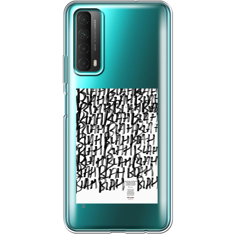 Прозрачный чехол BoxFace Huawei P Smart 2021 Blah Blah