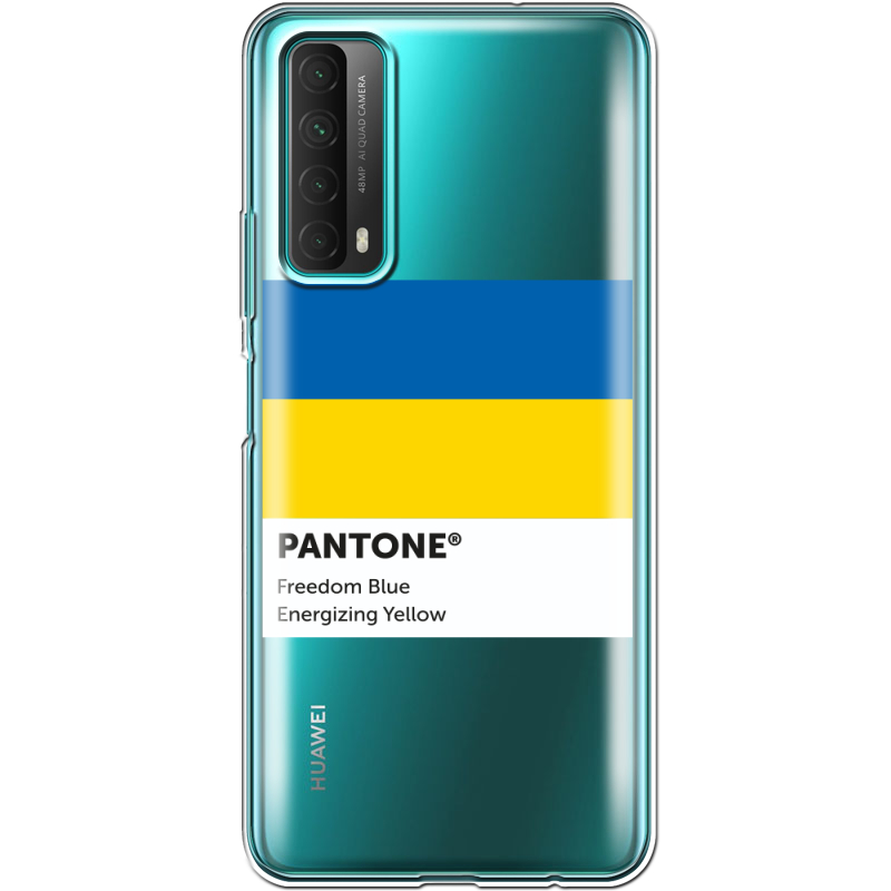 Прозрачный чехол BoxFace Huawei P Smart 2021 Pantone вільний синій