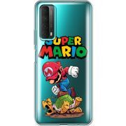 Прозрачный чехол BoxFace Huawei P Smart 2021 Super Mario