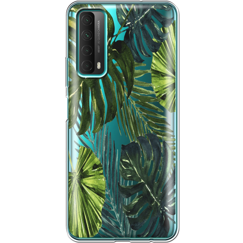 Прозрачный чехол BoxFace Huawei P Smart 2021 Palm Tree