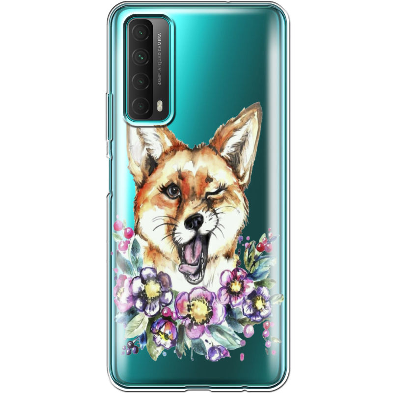 Прозрачный чехол BoxFace Huawei P Smart 2021 Winking Fox