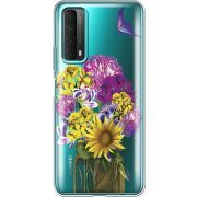 Прозрачный чехол BoxFace Huawei P Smart 2021 My Bouquet