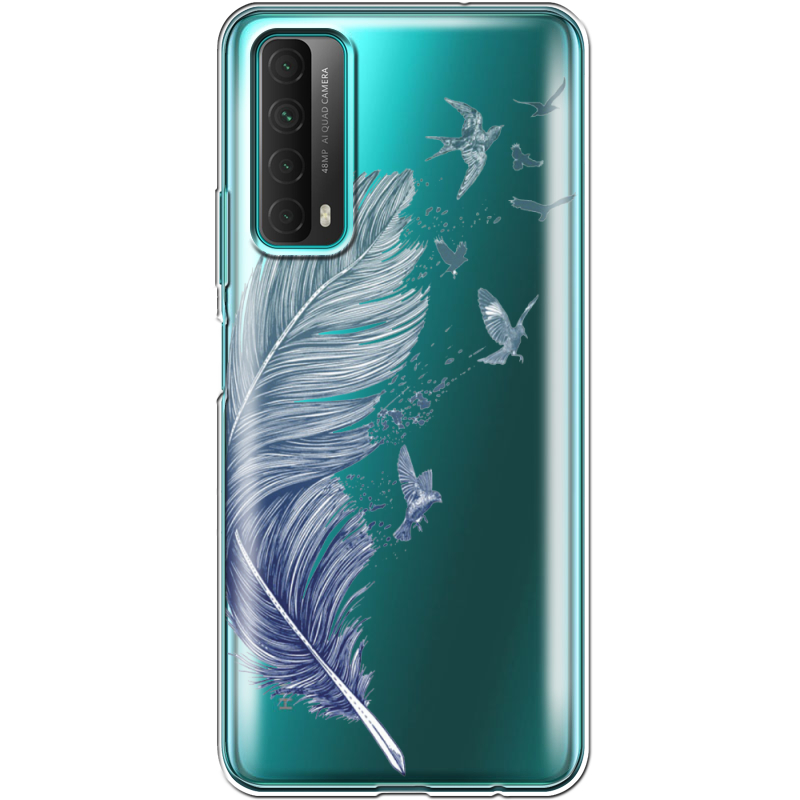 Прозрачный чехол BoxFace Huawei P Smart 2021 Feather