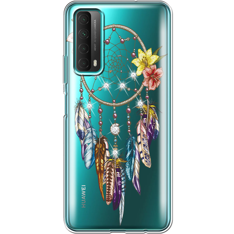 Чехол со стразами Huawei P Smart 2021 Dreamcatcher