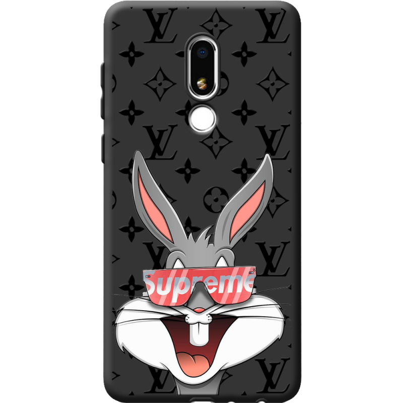 Черный чехол BoxFace Meizu M8 Lite looney bunny