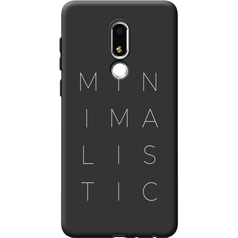 Черный чехол BoxFace Meizu M8 Lite Minimalistic