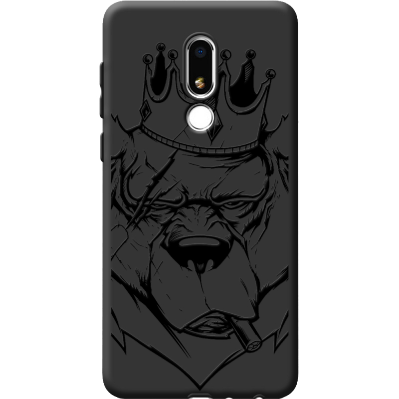 Черный чехол BoxFace Meizu M8 Lite Bear King