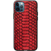Кожаный чехол Boxface Apple iPhone 12 Pro Reptile Red