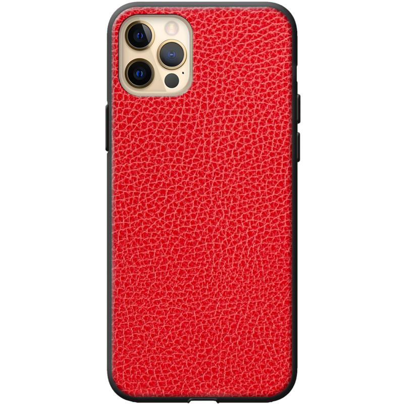 Кожаный чехол Boxface Apple iPhone 12 Pro Max Flotar Red