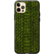 Кожаный чехол Boxface Apple iPhone 12 Pro Max Reptile Forest Green