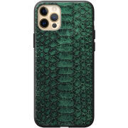 Кожаный чехол Boxface Apple iPhone 12 Pro Max Reptile Emerald