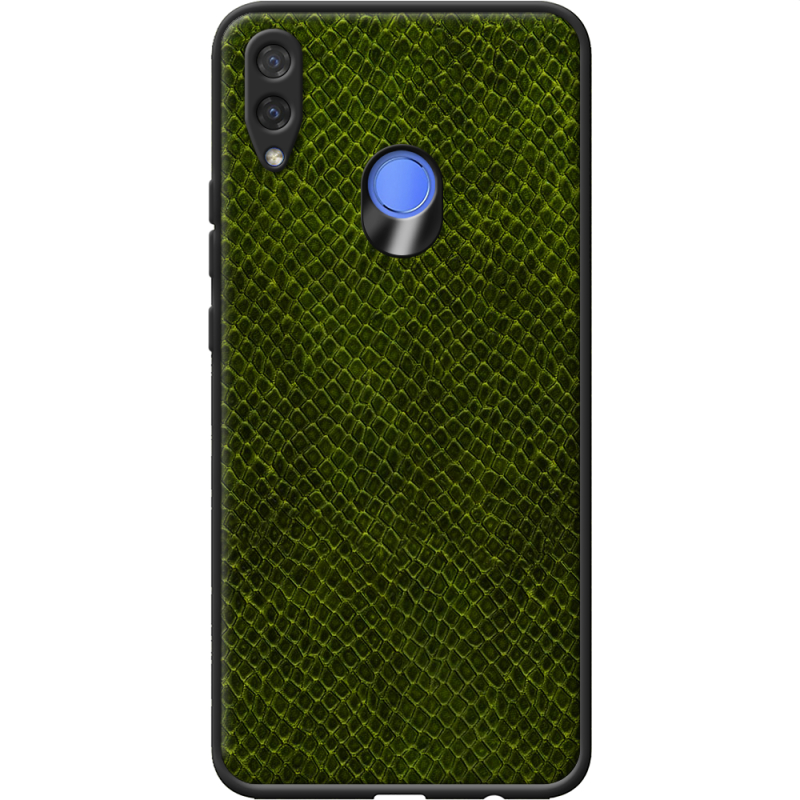 Кожаный чехол Boxface Huawei P Smart Plus Snake Forest Green