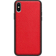 Кожаный чехол Boxface Apple iPhone X Flotar Red