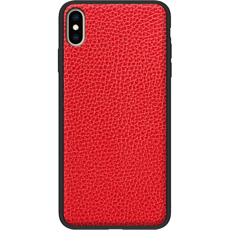 Кожаный чехол Boxface Apple iPhone XS Max Flotar Red