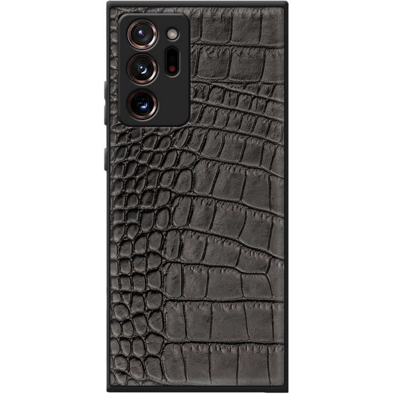 Кожаный чехол Boxface Samsung N985 Galaxy Note 20 Ultra Crocodile Black