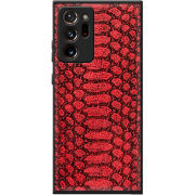 Кожаный чехол Boxface Samsung N985 Galaxy Note 20 Ultra Reptile Red