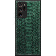 Кожаный чехол Boxface Samsung N985 Galaxy Note 20 Ultra Reptile Emerald