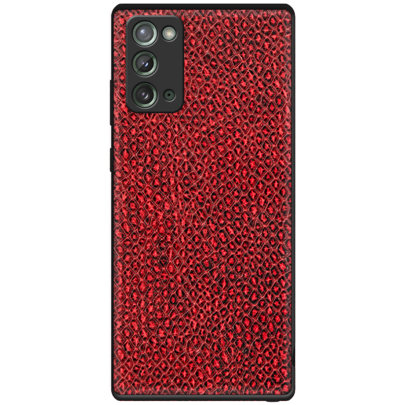 Кожаный чехол Boxface Samsung N980 Galaxy Note 20 Snake Red