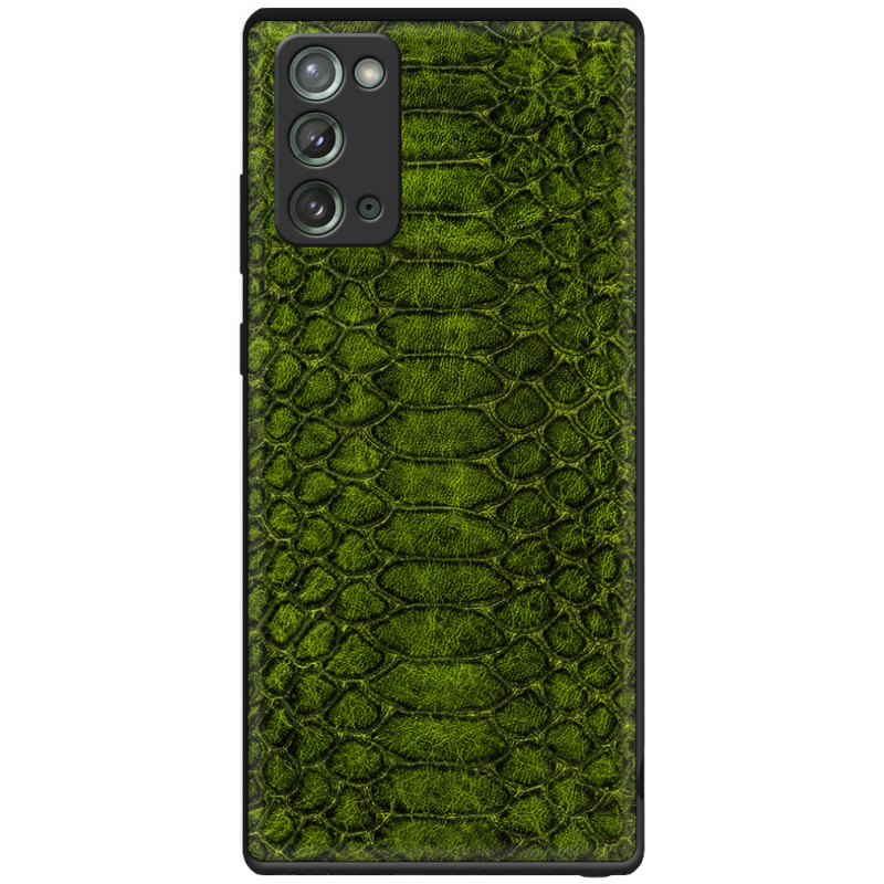 Кожаный чехол Boxface Samsung N980 Galaxy Note 20 Reptile Forest Green