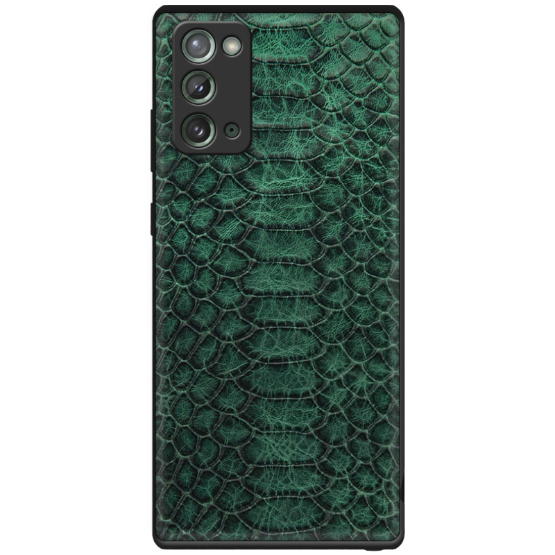 Кожаный чехол Boxface Samsung N980 Galaxy Note 20 Reptile Emerald