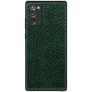 Кожаный чехол Boxface Samsung N980 Galaxy Note 20 Snake Emerald