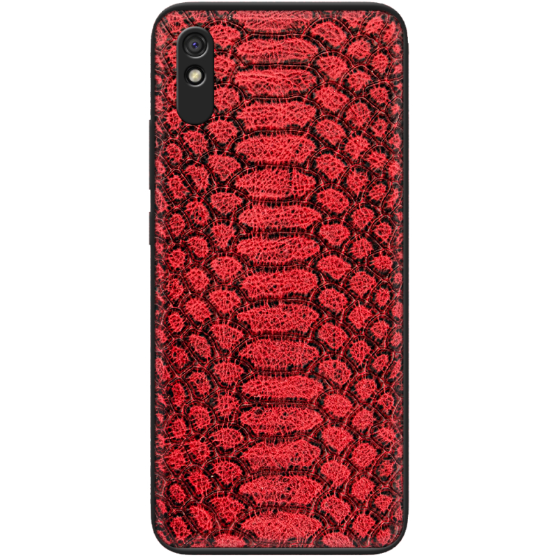 Кожаный чехол Boxface Xiaomi Redmi 9A Reptile Red